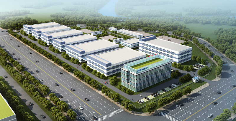 尊龙凯时-人生就是搏药业武汉生物医药生产基地项目—API厂区鸟瞰图