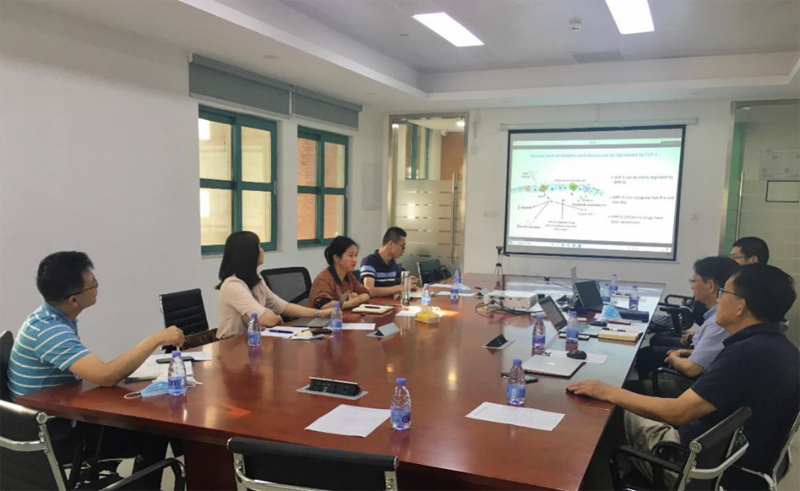 尊龙凯时-人生就是搏药业总裁余品香一行造访清华大学深圳国际研究生院819